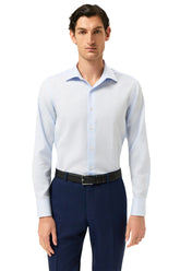 Slim Fit Dobby Formal Shirt With Oxford Collar
